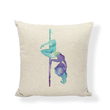 Load image into Gallery viewer, The New Office And Car Waist Cushion Cover 43*43cm Modern Fashion Elements Meditation Yoga Home Office Couch Decor Pillow Case