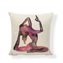 Load image into Gallery viewer, The New Office And Car Waist Cushion Cover 43*43cm Modern Fashion Elements Meditation Yoga Home Office Couch Decor Pillow Case