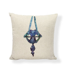 Load image into Gallery viewer, The New Office And Car Waist Cushion Cover 43*43cm Modern Fashion Elements Meditation Yoga Home Office Couch Decor Pillow Case