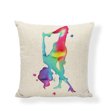 Load image into Gallery viewer, The New Office And Car Waist Cushion Cover 43*43cm Modern Fashion Elements Meditation Yoga Home Office Couch Decor Pillow Case