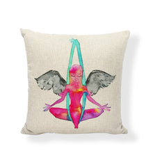 Load image into Gallery viewer, The New Office And Car Waist Cushion Cover 43*43cm Modern Fashion Elements Meditation Yoga Home Office Couch Decor Pillow Case