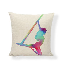 Load image into Gallery viewer, The New Office And Car Waist Cushion Cover 43*43cm Modern Fashion Elements Meditation Yoga Home Office Couch Decor Pillow Case