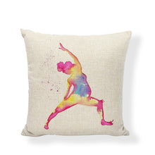 Load image into Gallery viewer, The New Office And Car Waist Cushion Cover 43*43cm Modern Fashion Elements Meditation Yoga Home Office Couch Decor Pillow Case