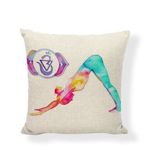 Load image into Gallery viewer, The New Office And Car Waist Cushion Cover 43*43cm Modern Fashion Elements Meditation Yoga Home Office Couch Decor Pillow Case