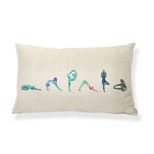 Load image into Gallery viewer, The New Office And Car Waist Cushion Cover 43*43cm Modern Fashion Elements Meditation Yoga Home Office Couch Decor Pillow Case
