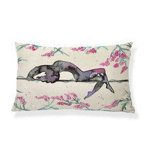 Load image into Gallery viewer, The New Office And Car Waist Cushion Cover 43*43cm Modern Fashion Elements Meditation Yoga Home Office Couch Decor Pillow Case