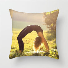 Load image into Gallery viewer, Fuwatacchi Cushion Cover Yoga Meditation Pillow Case Decoration Oceanside Mountain Pillow Cover Waist Decorative Cushion Cover