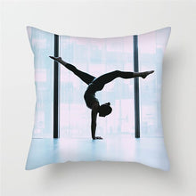 Load image into Gallery viewer, Fuwatacchi Cushion Cover Yoga Meditation Pillow Case Decoration Oceanside Mountain Pillow Cover Waist Decorative Cushion Cover