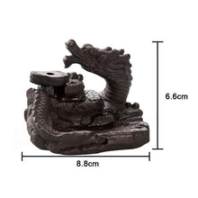 Afbeelding in Gallery-weergave laden, Retro Incense Burner Dragon Boat Incense Stick Holder Traditional Chinese Design Hand Carved Carving Censer Ornaments Home Decor
