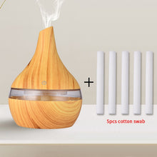 Load image into Gallery viewer, saengQ Humidifier Electric Aroma Air Diffuser Wood Ultrasonic Air Humidifier Essential Oil Aromatherapy Cool Mist Maker For Home
