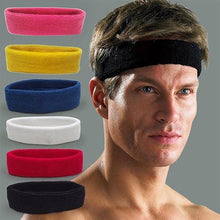 Charger l&#39;image dans la galerie, Women/Men Headband Sports Yoga Fitness Stretch Sweat Sweatband Hair Band Elasticity Headband Headwear Sports Safety
