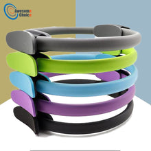 将图片加载到图库查看器，Quality Yoga Pilates Ring Magic Wrap Slimming Body Building Training Heavy Duty PP+NBR Material Yoga Circle 5 colors
