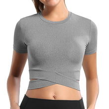 Load image into Gallery viewer, Women Long Sleeve Cropped Top
