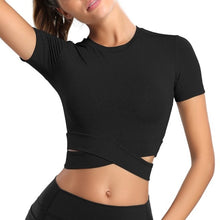 Load image into Gallery viewer, Women Long Sleeve Cropped Top
