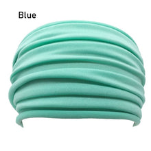 Carica l&#39;immagine nel visualizzatore di Gallery, Headband sport  bandeau Yoga Headband Nonslip Elastic Stretch Hairband Turban Running Headwrap Wide Sports Accessories
