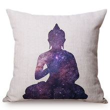 Load image into Gallery viewer, Vintage Classical Buddha Buddhism Art Decorative Pillow Cover Religion Meditation Chinese Style Home Decor Sofa Cushion Cover
