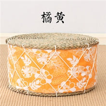 Загрузить изображение в средство просмотра галереи, Straw Round Floor Cushions Japanese Futon Meditation Cushion Thickening Circle Seat Stool
